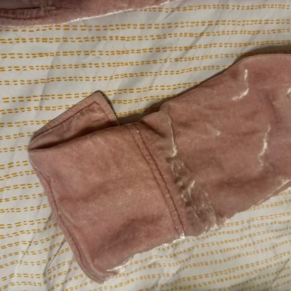 J Jill Crushed Velvet Pink Women's Top Large Tall - Picture 2 of 8